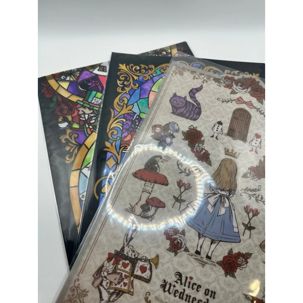 Alice on Wednesday Clear File Folder Set of 3 Japan Import